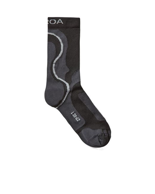 Roa Black Technical Socks for men
