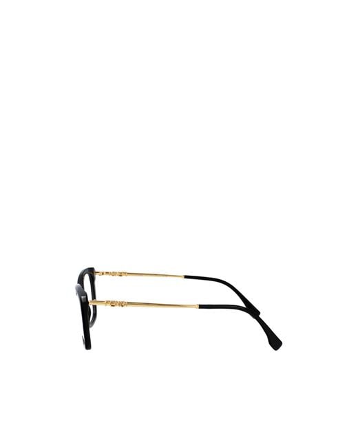 Fendi White Eyewear Rectangular Frame Glasses