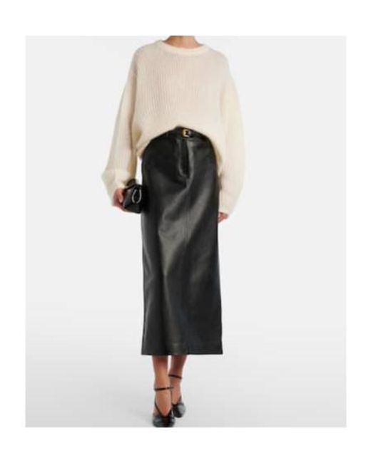Totême  White Mohair-Blend Sweater