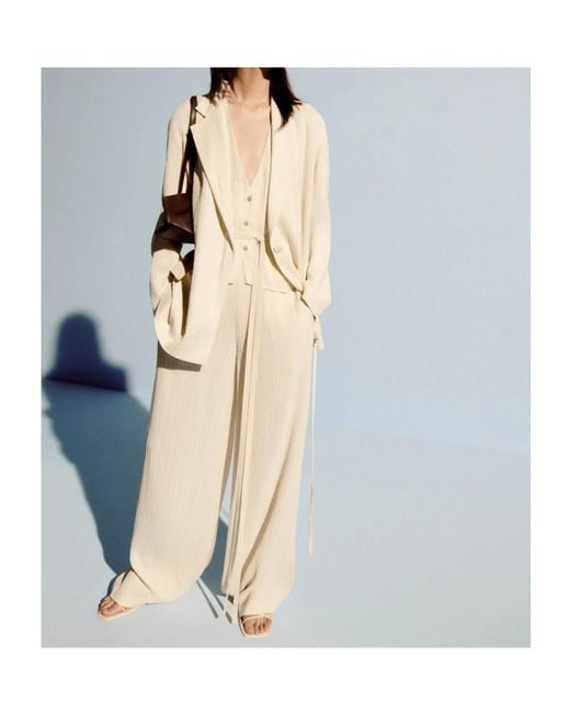 Joseph Natural Gibellina Amelot Belted Jacquard Blazer