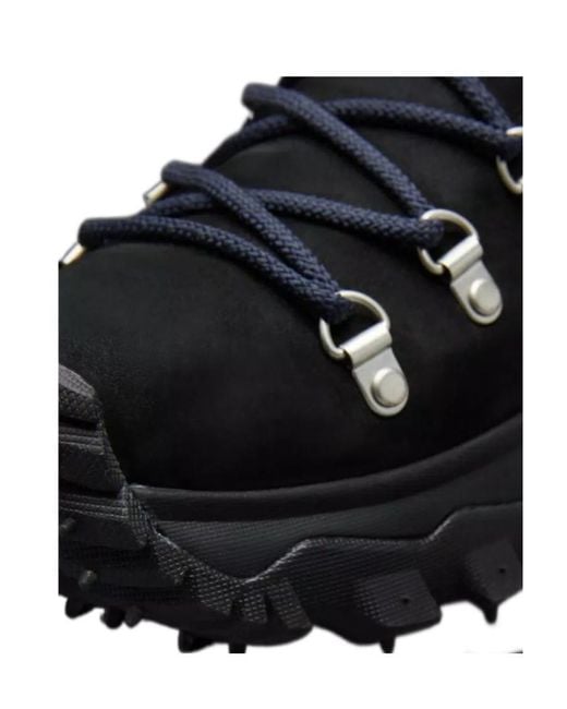 Moncler Black X Fragment Hiroshi Fujiwara High-Top Sneakers for men
