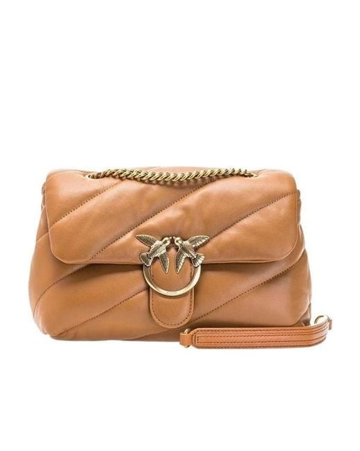 Pinko Natural Love Classic Puff Maxy Shoulder Bag