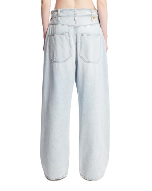 DARKPARK Blue Dalila Belted Relaxed Jeans