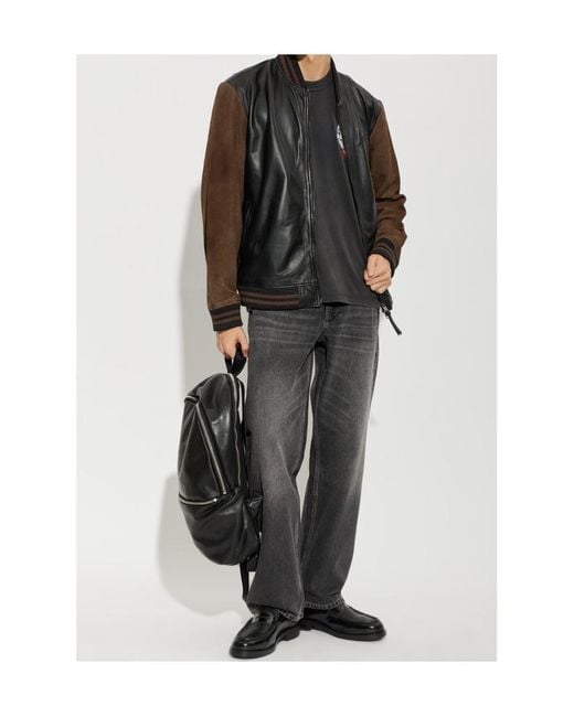 AllSaints Black Long-Sleeve Jacket for men