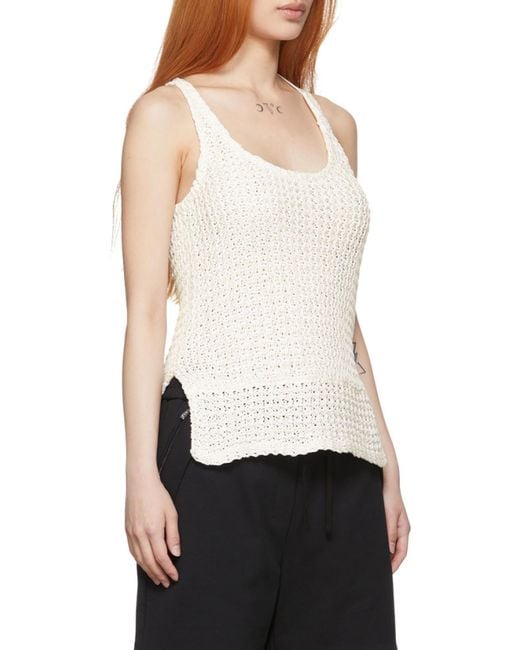 3.1 Phillip Lim White Logo Vest