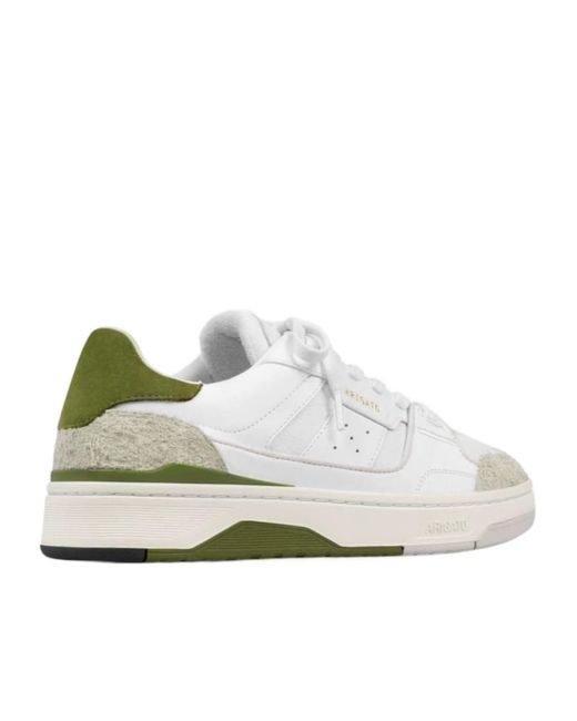 Axel Arigato White Clay Panelled Low-Top Sneakers for men