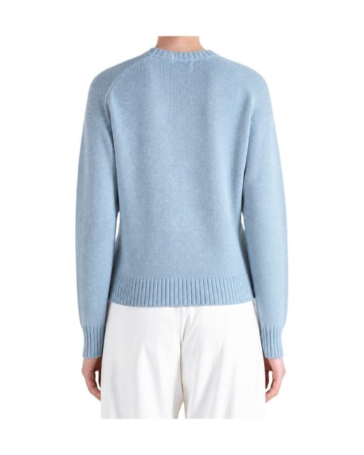 Polo Ralph Lauren Blue Polo Bear Intarsia-Knit Sweater