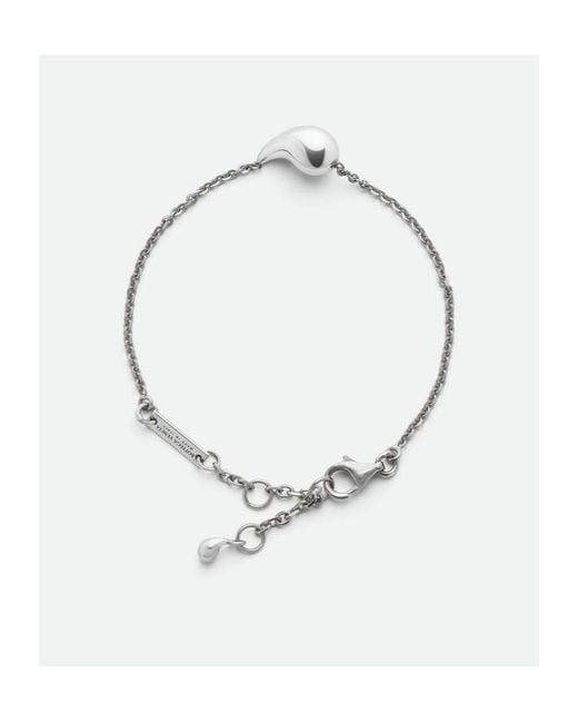 Bottega Veneta White Drop Bracelet