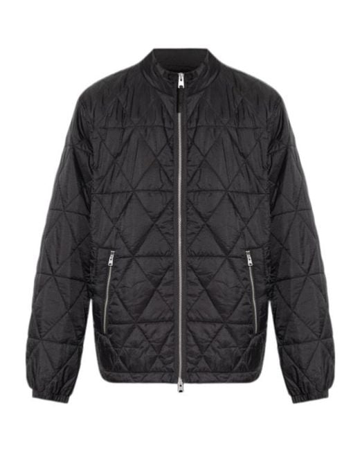 AllSaints Gray Long-Sleeved Cotton Jacket for men