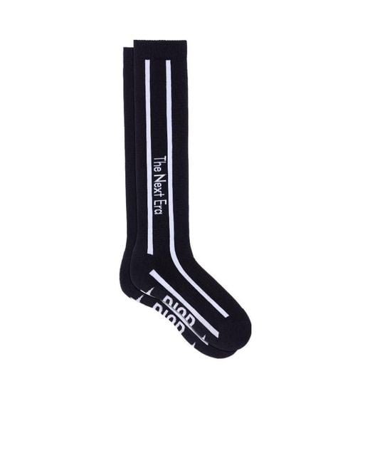 Dior Black The Next Era High Socks