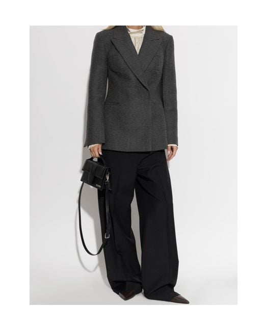Rohe Black Lapel Blazer
