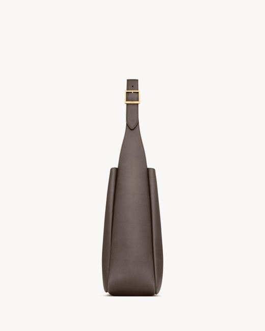 Saint Laurent Brown Le 5 A 7 Shoulder Bag