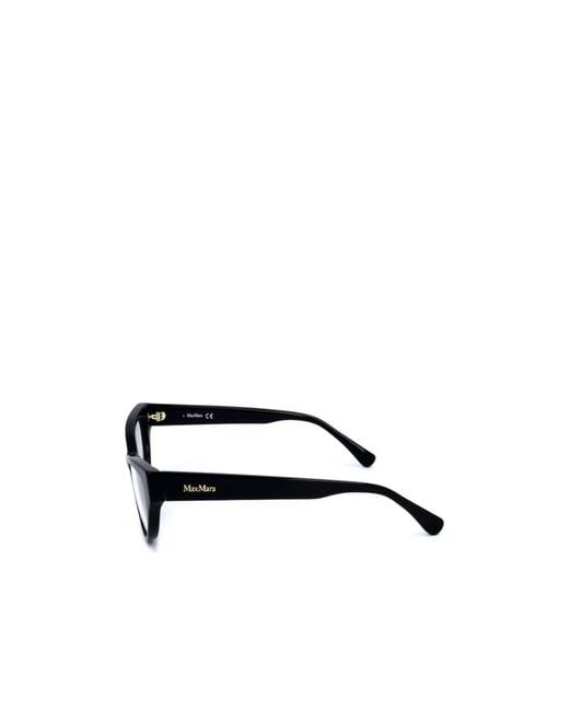 Max Mara Black Cat-Eye Frame Glasses