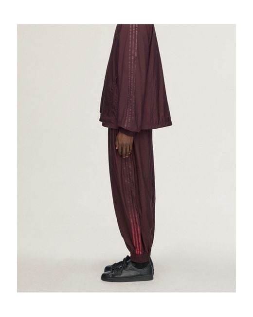 Y-3 Purple Gradient 3-Stripes Track Pants for men