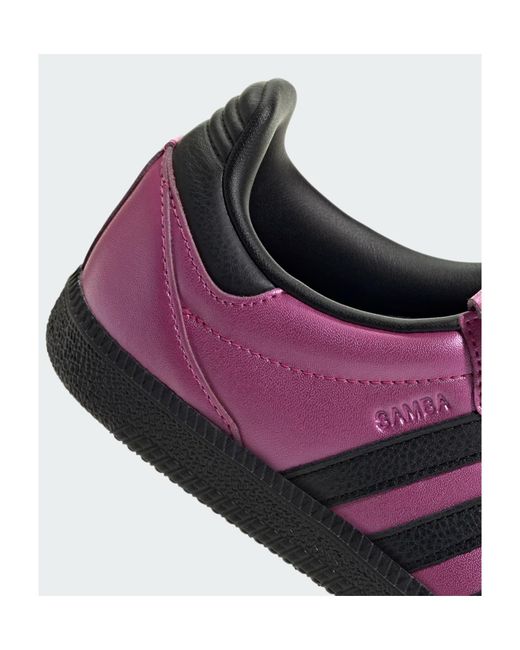 Adidas Originals Purple Samba Long Tongue Shoes for men