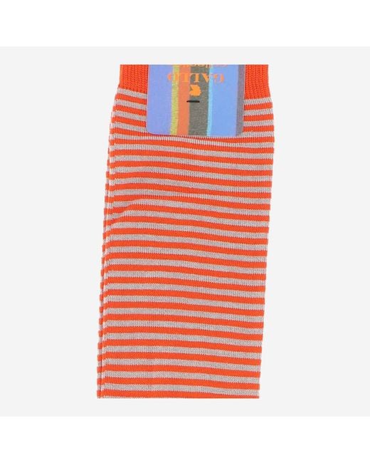 Gallo Red Printed Socks for men