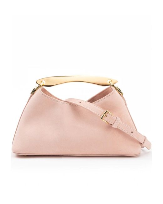 Elleme Pink Mini Boomerang Tote Bag