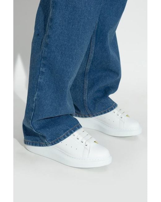 McQueen White Low-Top Sneakers