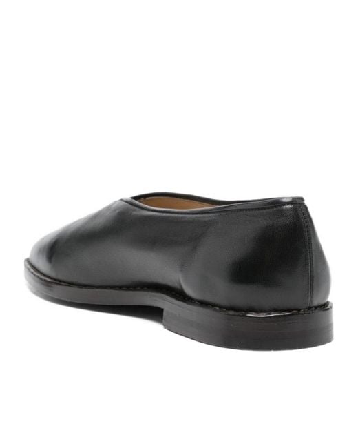 Lemaire Black Slip-On Loafers for men