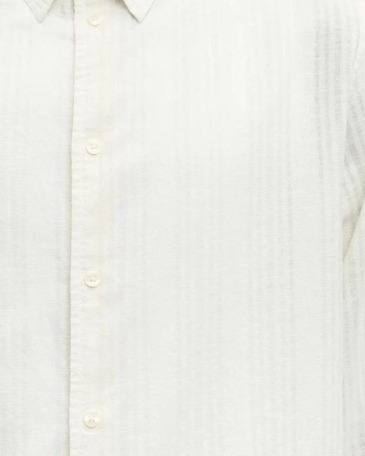 Samsøe & Samsøe White Long-Sleeved Shirt for men