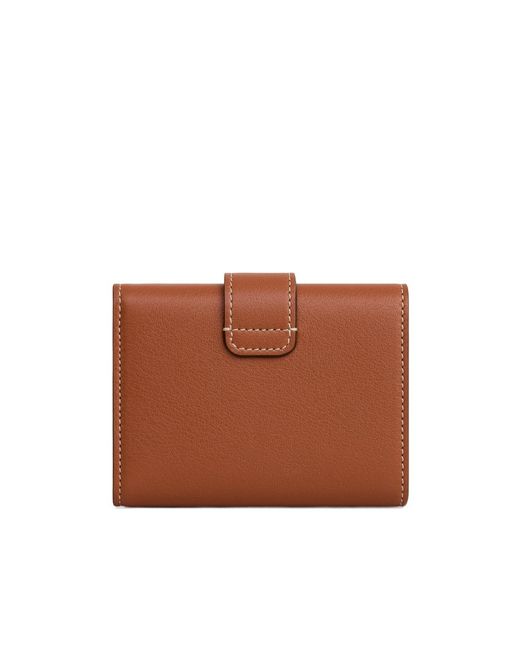 Céline Brown Fine Strap Wallet Nino