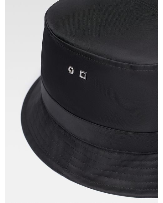 Jacquemus Black Logo Detailed Bucket Hat for men