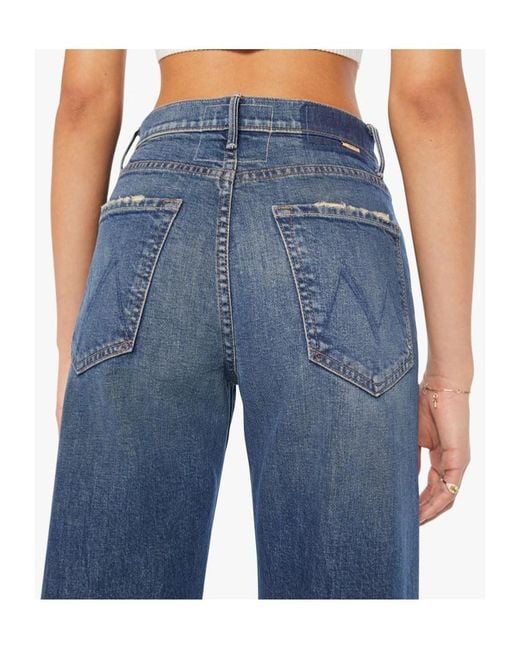 Mother Blue Jeans With Belt Loops