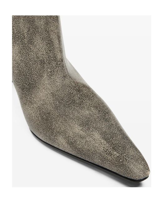 Alexander Wang Green Crackle Leather Vera Boot