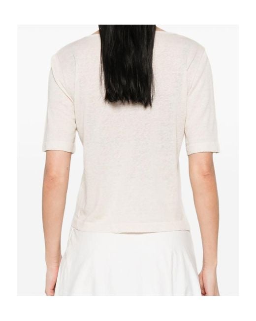 Baserange White Round-Neck T-Shirt