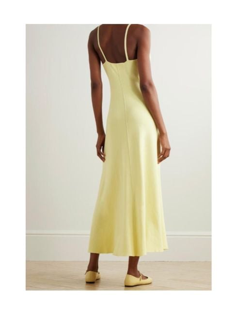 arch4 Yellow V-Neck Dress