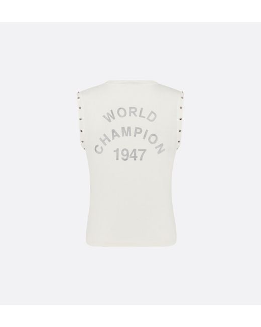 Dior J'Adore Tank Top in White | Lyst