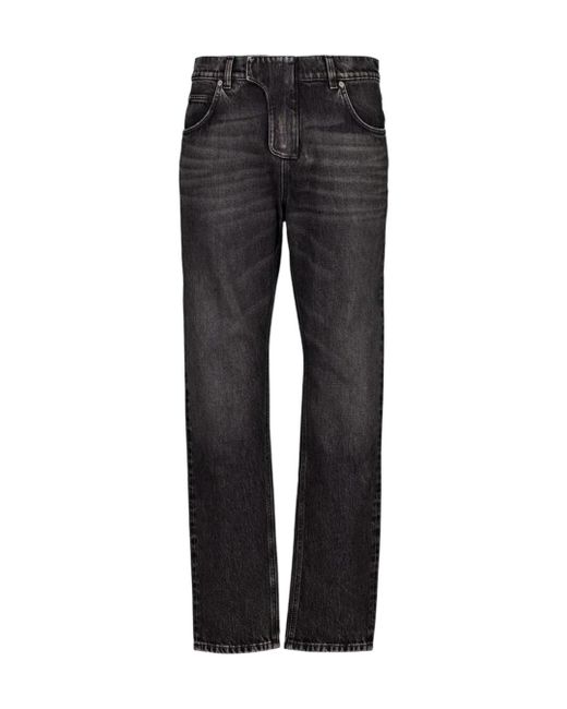 Balmain Black Regular-Fit Denim Jeans for men