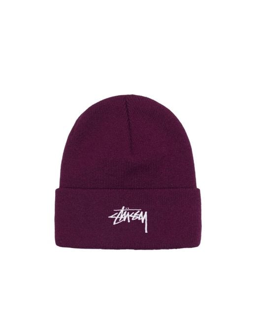 Stussy Purple Flanged Hat for men