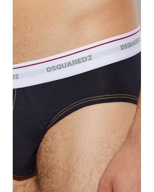 DSquared² Blue Briefs for men