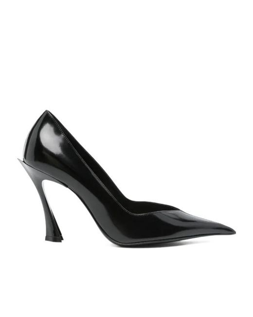 Mugler Black 95Mm Fang Pumps