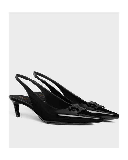 Céline Black Slingback Alma