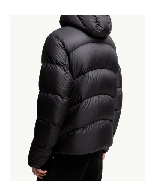 Moncler Black Fulcran Zip-Up Hooded Jacket for men