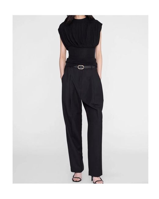 Anine Bing Black Sleeveless Top