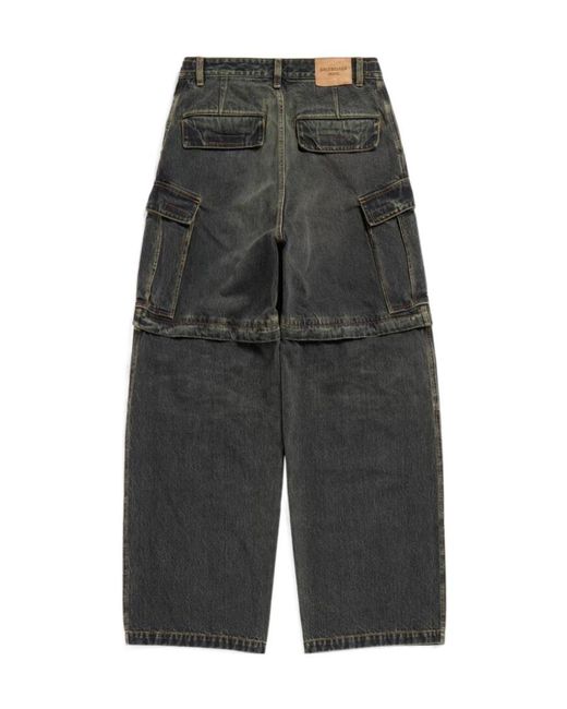 Balenciaga Gray Cargo Pants for men