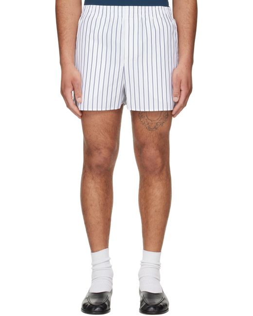 AMI White Elasticated Shorts for men