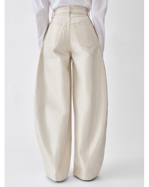 Jacquemus White The De-Nîmes Ovalo Denim Pants