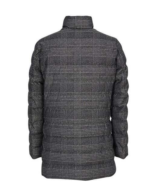 Herno Gray Long-Sleeved Down Jacket for men