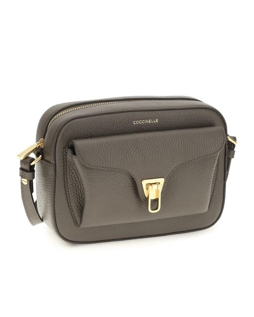 Coccinelle Gray Beat Soft Shoulder Bag