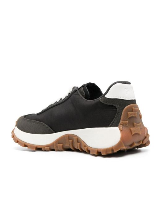 Camper Black Drift Trail Lace-Up Sneakers