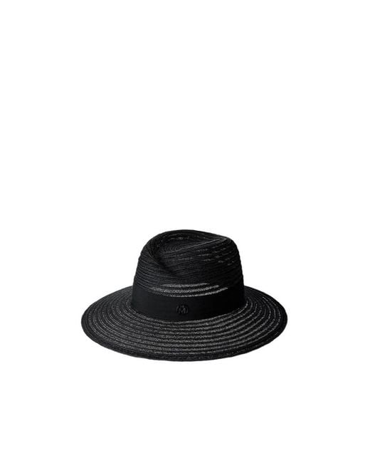 Maison Michel Black Virginie Hat