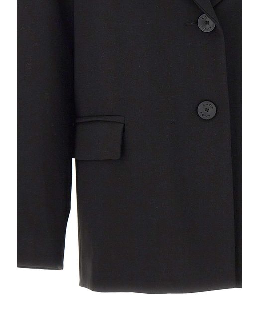 Kaos Blue Single-Breasted Blazer