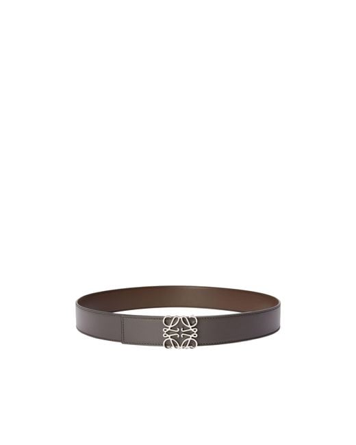 Loewe White Reversible Anagram Belt for men
