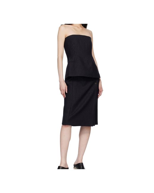 Co. Black Wrap Mini Skirt