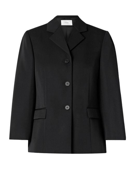 The Row Black Buttoned Jacket