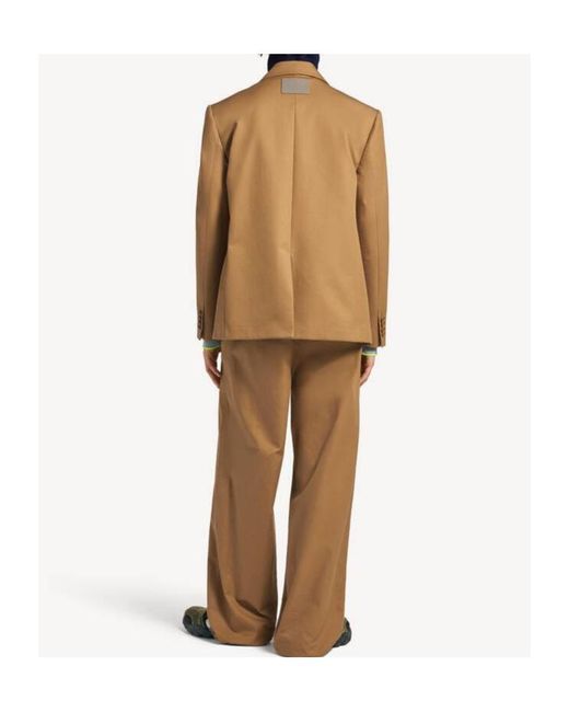 Balenciaga Brown Single-Breasted Normal Fit Jacket for men